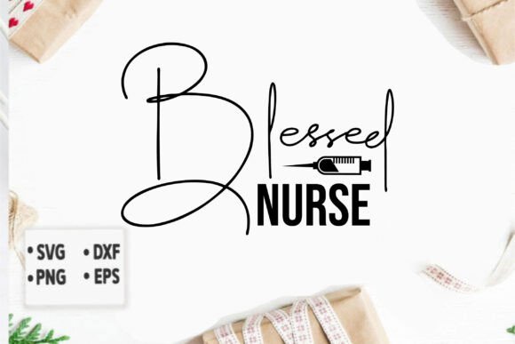 Blessed Nurse Graphics & T-Shirt Designs