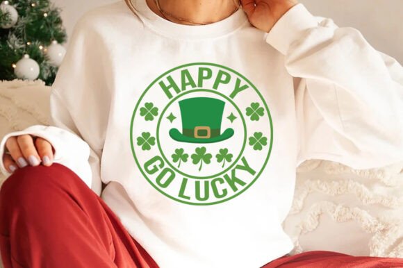 Happy Go Lucky SVG: Graphics for T-Shirt Designs