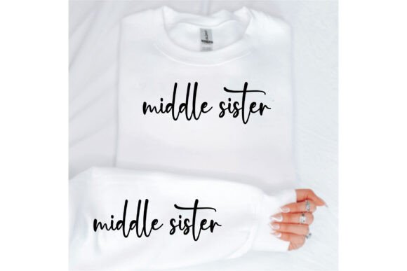 Middle Sister Embroidery Design