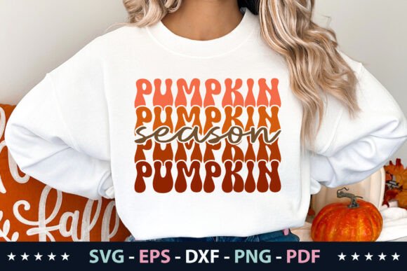 Pumpkin Season Saying SVG for Graphics and T-Shirt Designs