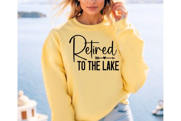 Retired to the Lake Graphics and T-Shirt Designs