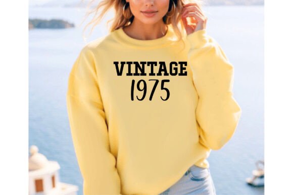 Vintage 1975 Graphics for T-Shirt Designs